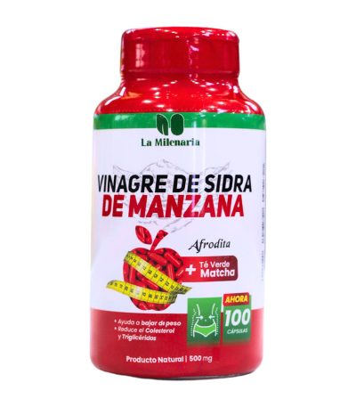 Afrodita Vinagre De Manzana 100 Capsulas