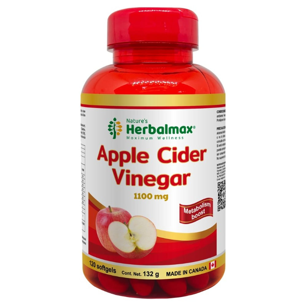 Apple Cider Vinegar 120 Softgels Herbalmax Apple Cider Vinegar 120 Softgels Herbalmax