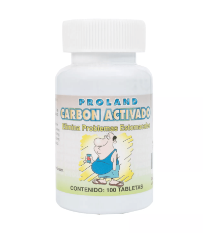 Carbon Activado 100 Tabletas Proland