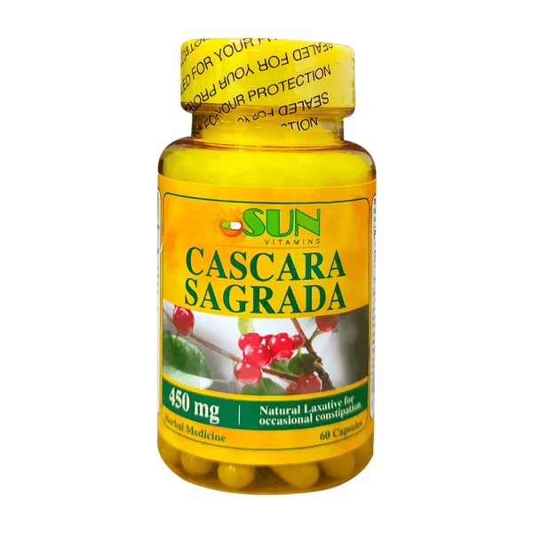 Cascara Sagrada 60 Capsulas Sun | 450 Mg
