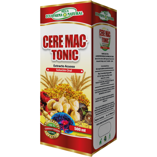 CEREMAC-TONIC SOLUCIÓN ORAL 500 ML MEGAECUAFARMA NATURAL