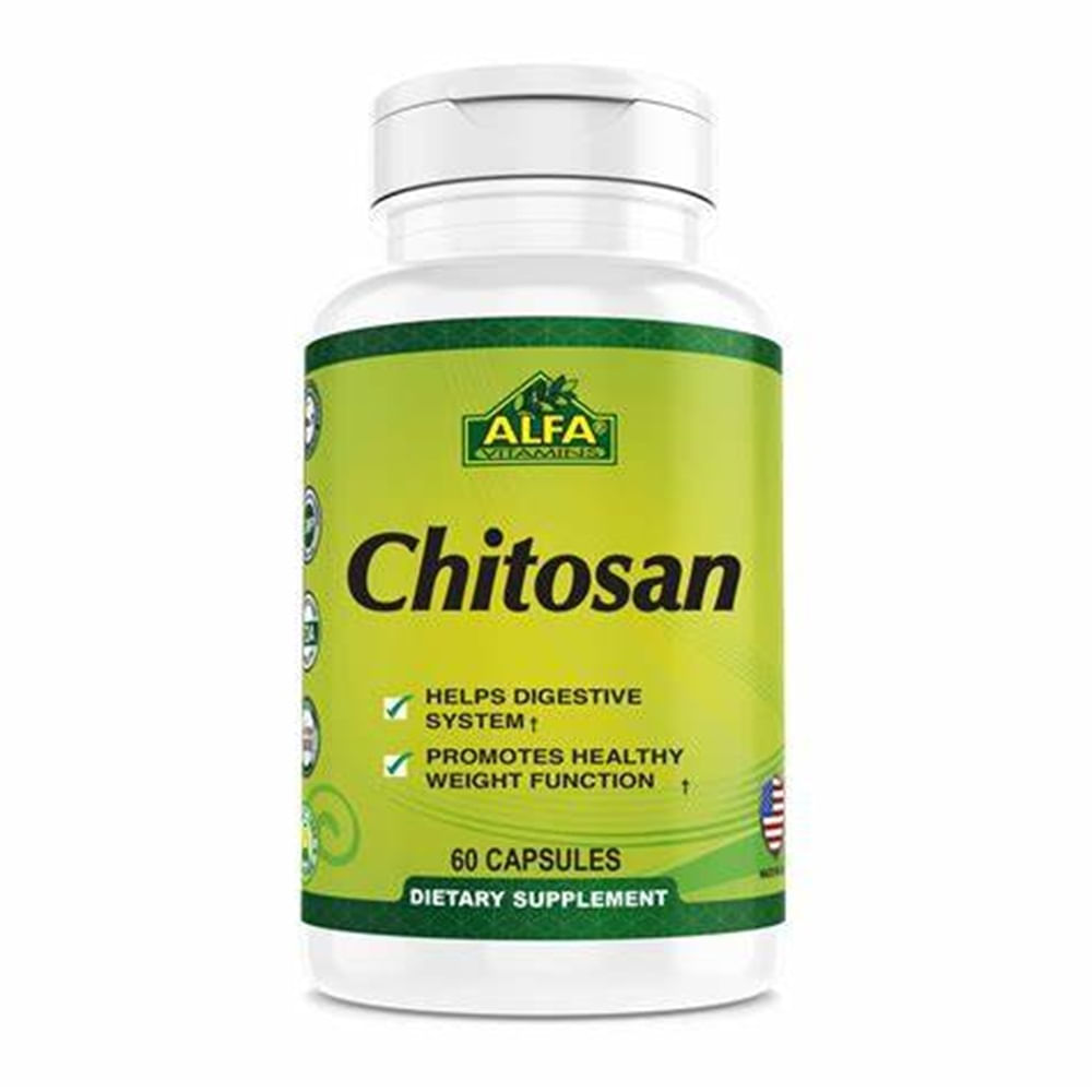 Chitosan 60 Capsulas Alpha | 600 Mg Chitosan 60 Capsulas Alpha | 600 Mg