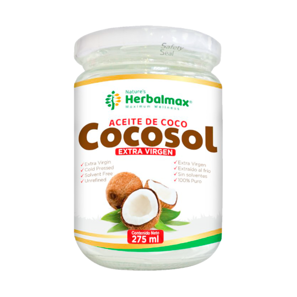COCOSOL ACEITE DE COCO EXTRA VIRGEN 275ML NATURES HERBALMAX