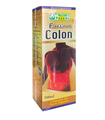 COLON FLAX LINUM JARABE 500ML NATURES PHARMA