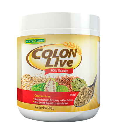 COLON LIVE FIBRA 400G + 100 G NATURES GARDEN