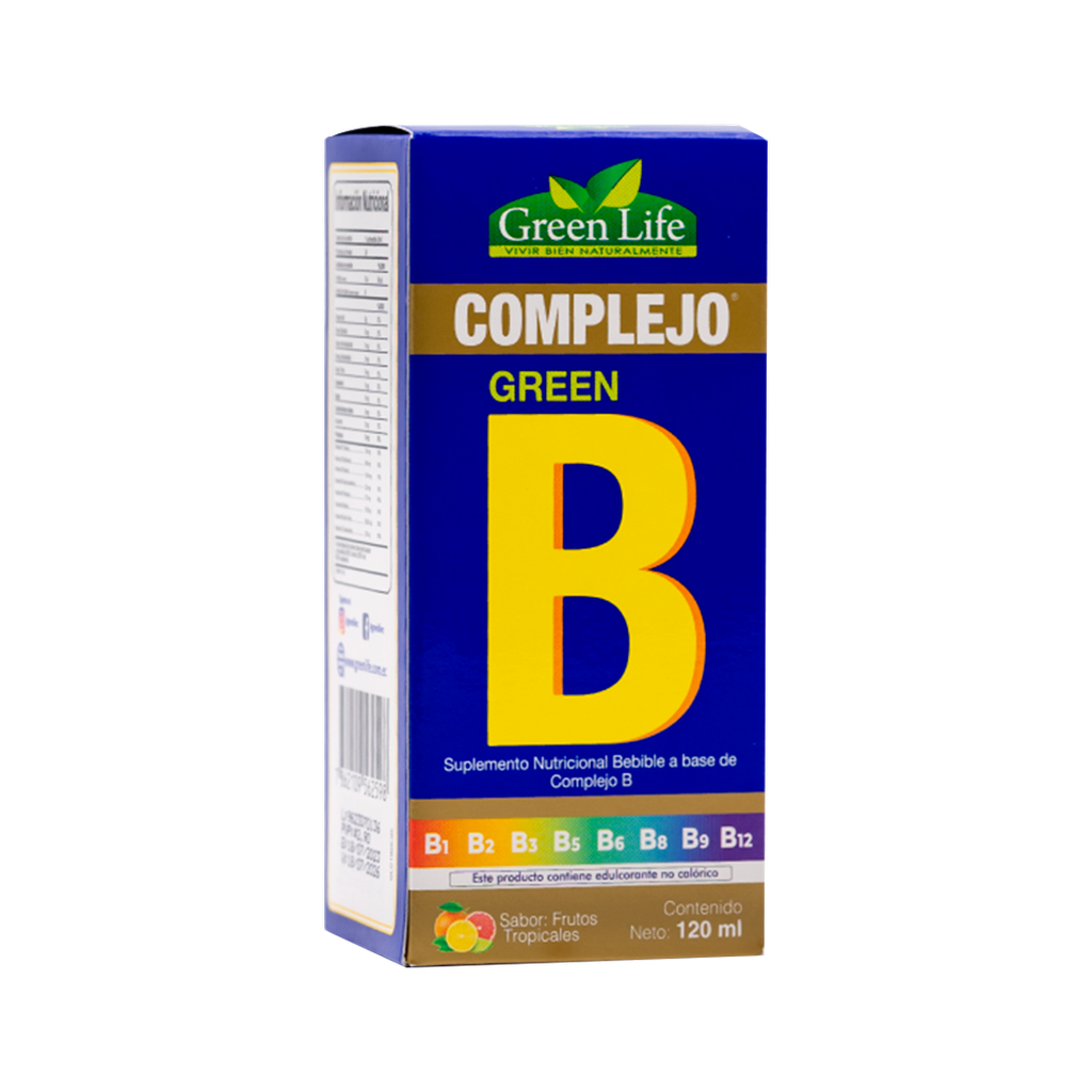 COMPLEJO GREEN B SOLUCION ORAL 120ML GREEN LIFE COMPLEJO GREEN B SOLUCION ORAL 120ML GREEN LIFE
