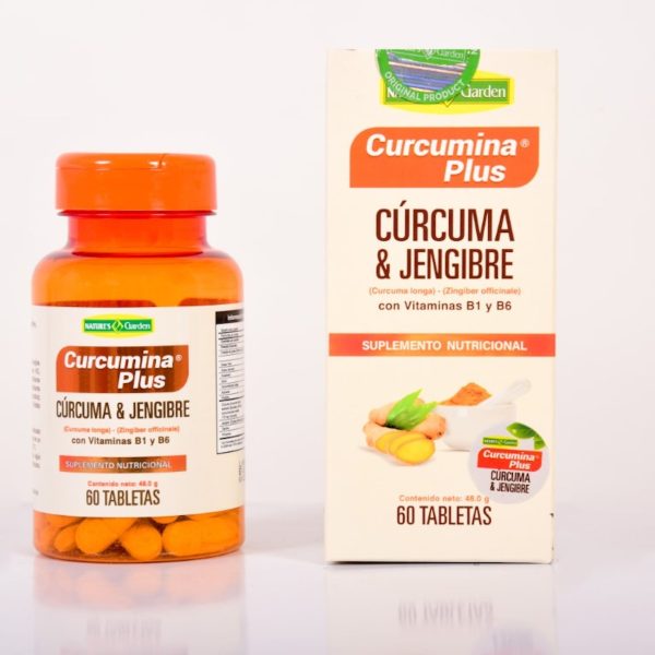 Curcuma & Jengibre 60 Tabletas