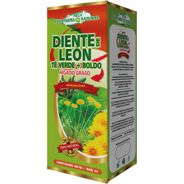 DIENTE DE LEON SOLUCIÓN ORAL 500 ML MEGAECUAFARMA NATURAL