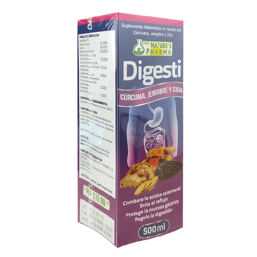 DIGESTI JARABE 500 ML NATURES PHARMA DIGESTI JARABE 500 ML NATURES PHARMA