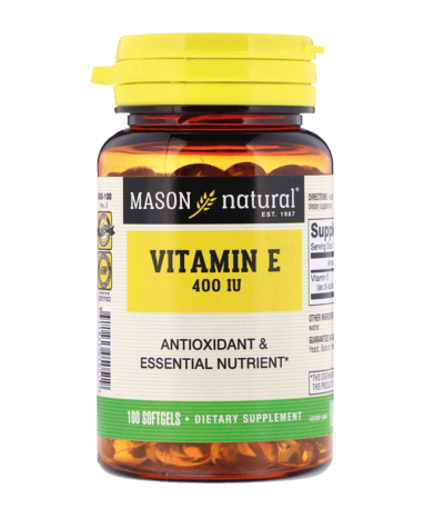 E 400 IU VITAMINA E CAPSULAS X 100 MASON