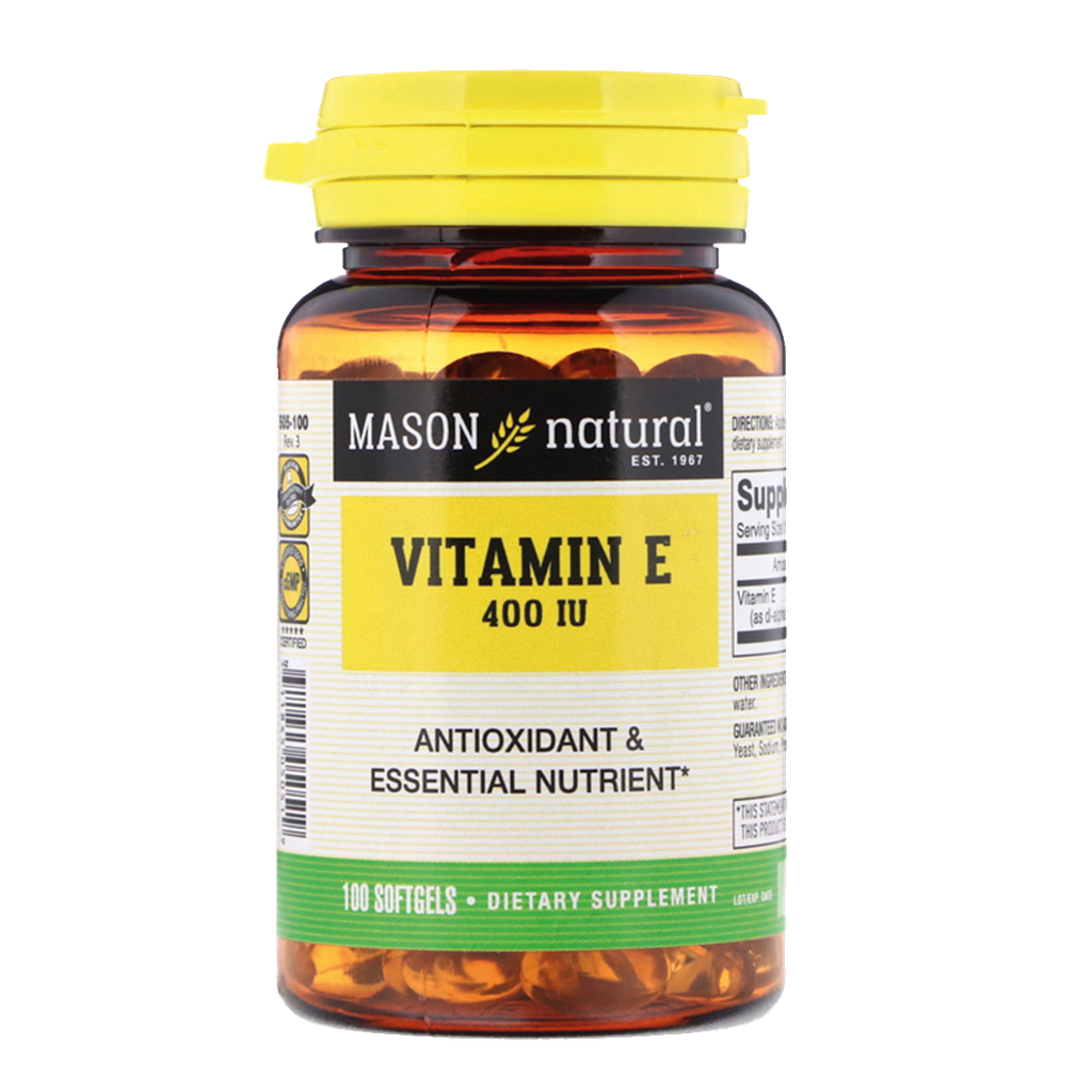 E 400 IU VITAMINA E CAPSULAS X 100 MASON E 400 IU VITAMINA E CAPSULAS X 100 MASON