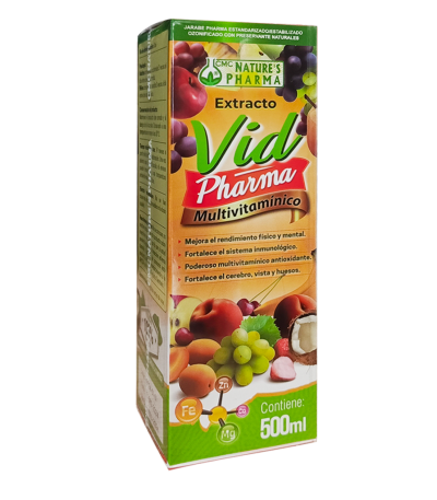 EXTRACTO VID PHARMA JARABE 500 ML NATURES PHARMA
