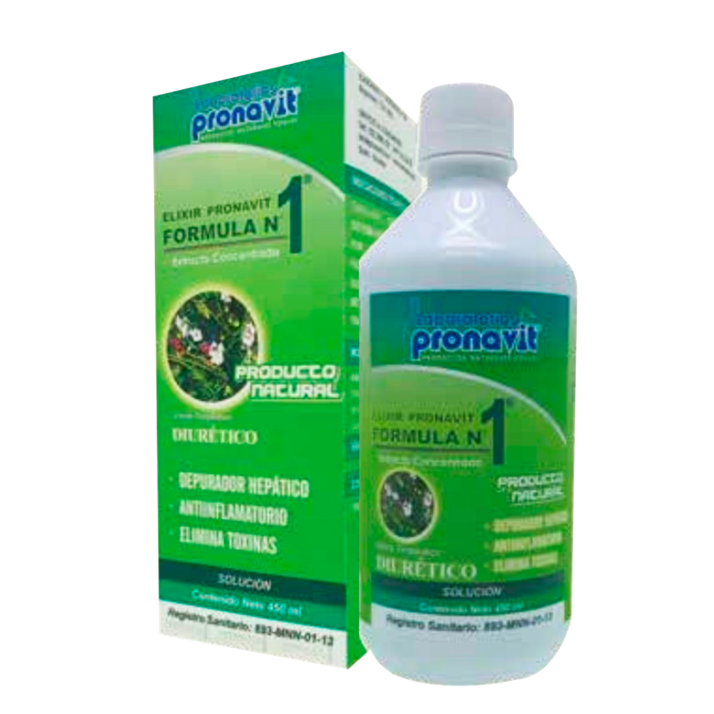 FORMULA N¦ 1 PARA HIGADO Y RIÑONES JARABE 450 ML. PRONAVIT FORMULA N¦ 1 PARA HIGADO Y RIÑONES JARABE 450 ML. PRONAVIT