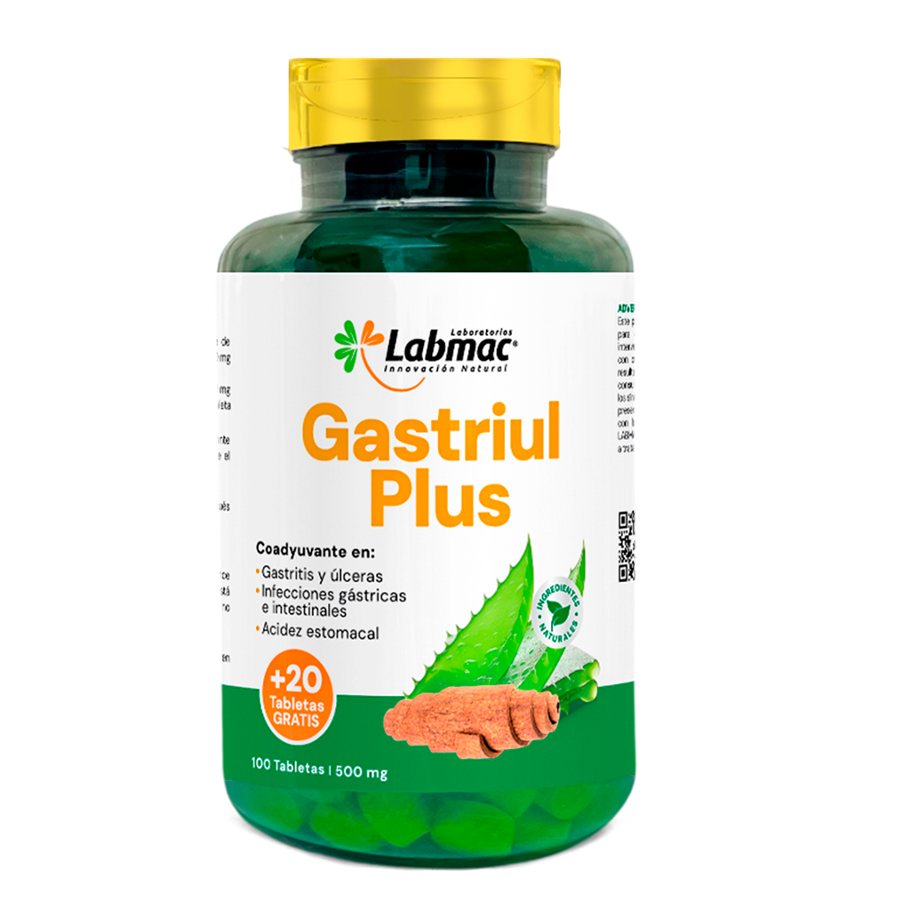 GASTRIUL PLUS TABLETAS X 100+20 LABMAC GASTRIUL PLUS TABLETAS X 100+20 LABMAC