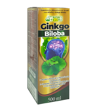 GINKGO BILOBA JARABE 500 ML NATURES PHARMA