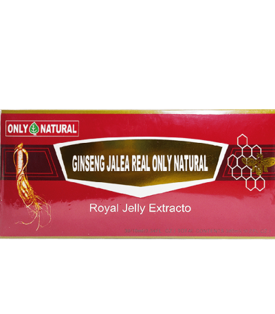 GINSENG ROYAL JELLY EXTRACTO 10 ML AMP X 30 ONLY NATURAL