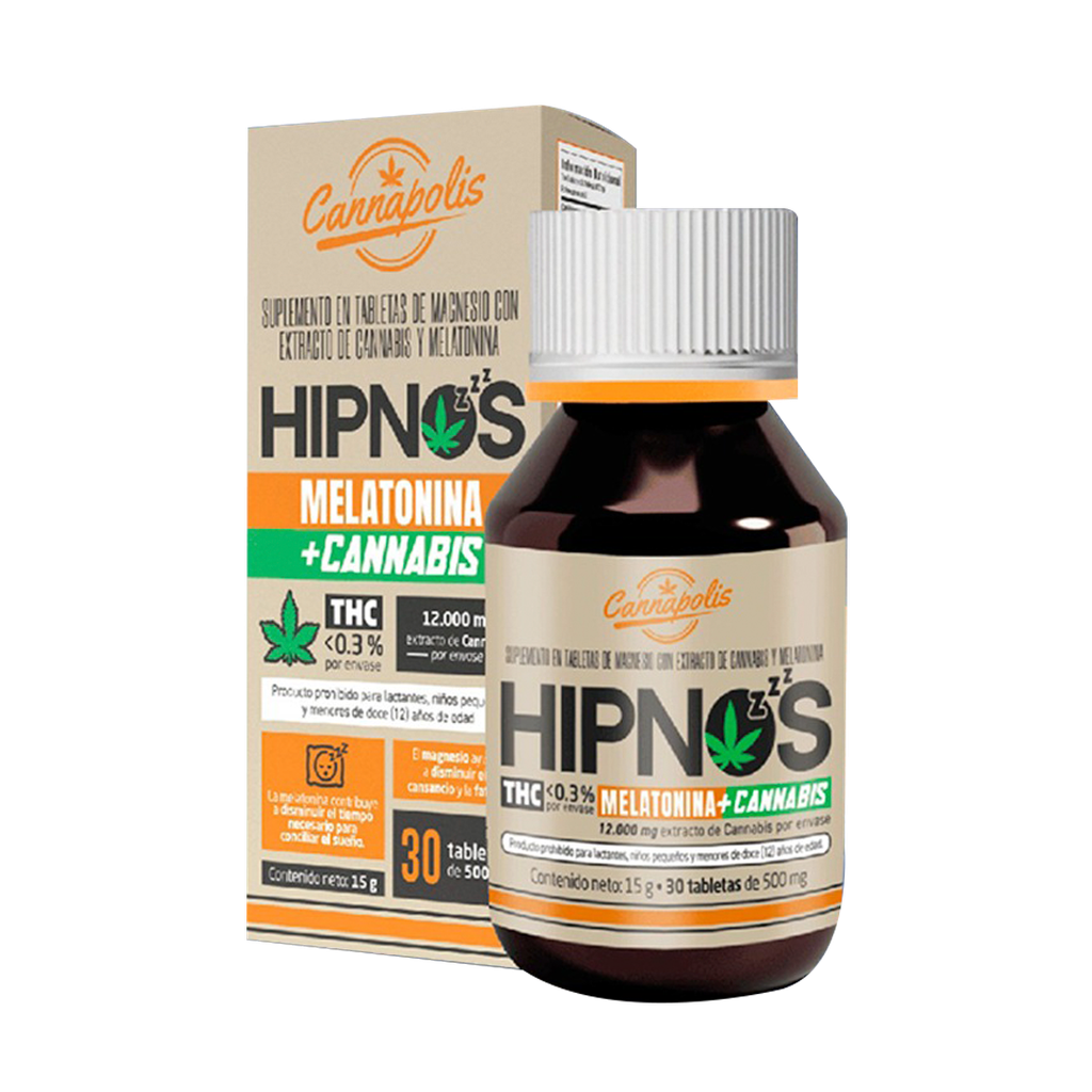 HIPNOS MELATONINA + CANNABIS TABLETAS X30 CANNAPOLIS HIPNOS MELATONINA + CANNABIS TABLETAS X30 CANNAPOLIS