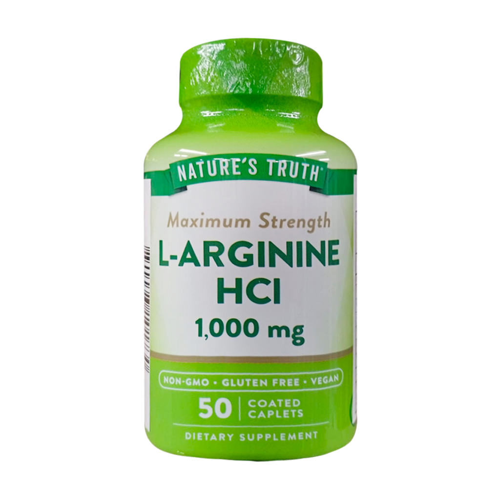 L-ARGININE HCL 1000MG TABLETAS X50 NATURES TRUTH L-ARGININE HCL 1000MG TABLETAS X50 NATURES TRUTH