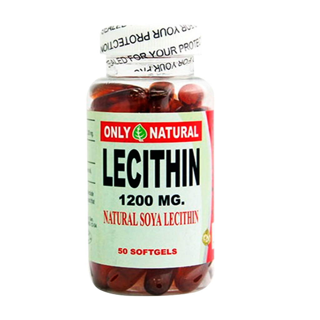 LECITHIN LECITINA DE SOYA CAPSULAS X50 ONLY NATURAL LECITHIN LECITINA DE SOYA CAPSULAS X50 ONLY NATURAL