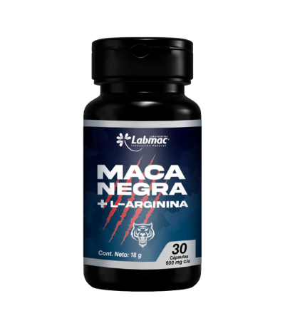 MACA NEGRA+ L-ARGININA 600MG CAPSULAS X30 LABMAC