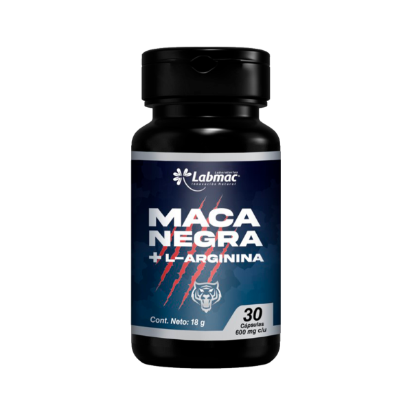 MACA NEGRA+ L-ARGININA 600MG CAPSULAS X30 LABMAC