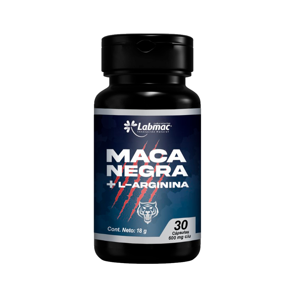 MACA NEGRA+ L-ARGININA 600MG CAPSULAS X30 LABMAC MACA NEGRA+ L-ARGININA 600MG CAPSULAS X30 LABMAC