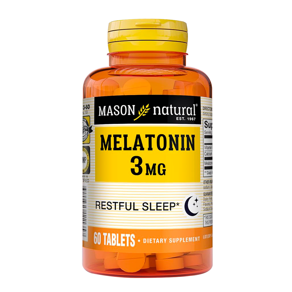 MELATONIN 3 MG TABLETAS X 60 MASON MELATONIN 3 MG TABLETAS X 60 MASON