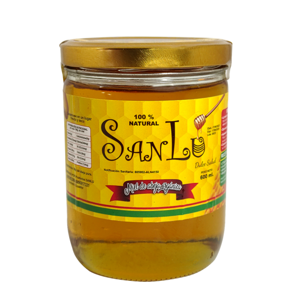 MIEL DE ABEJA ORGANICA 600GR SAN LU