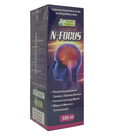 N-FOCUS JARABE 500 ML NATURES PHARMA