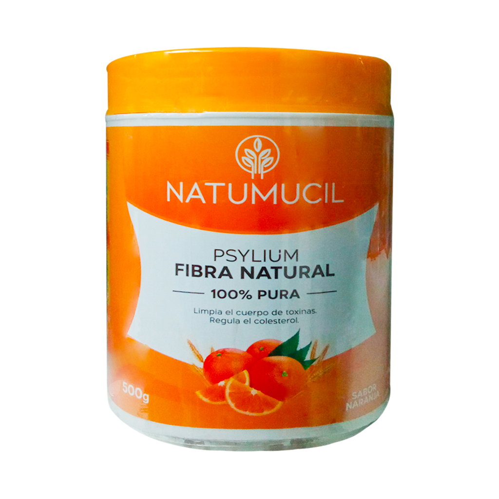 NATUMUCIL POLVO 500G SABOR NARANJA ECUANATU NATUMUCIL POLVO 500G SABOR NARANJA ECUANATU