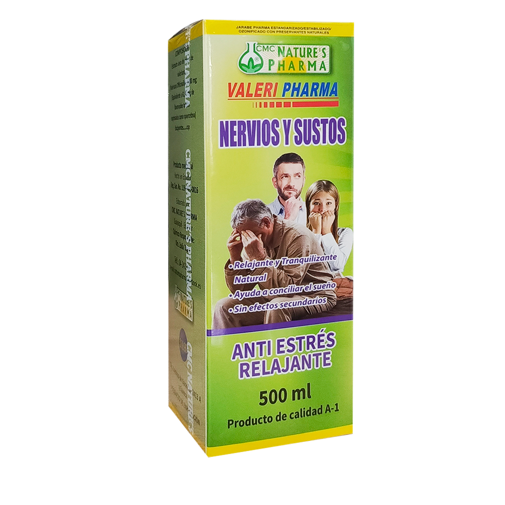 NERVIOS Y SUSTOS JARABE 500 ML NATURES PHARMA NERVIOS Y SUSTOS JARABE 500 ML NATURES PHARMA