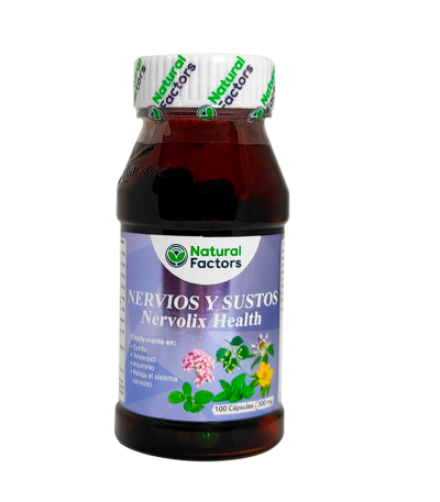 NERVIOS Y SUSTOS NERVOLIX HEALTH CAPSULAS X100 NATURAL FACTORS