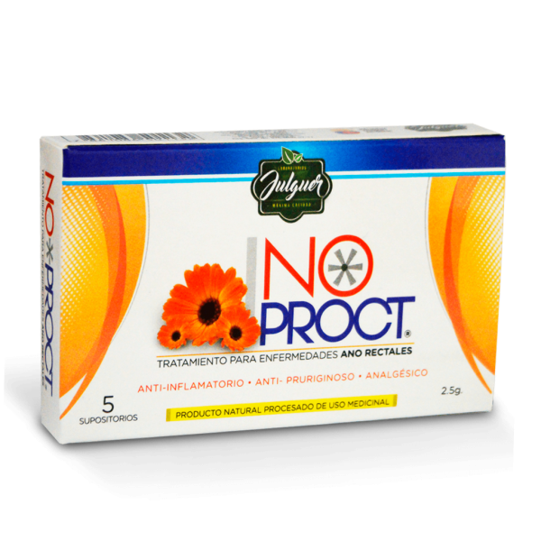 NO- PROCT SUPOSITORIOS 2.5G JULGUER