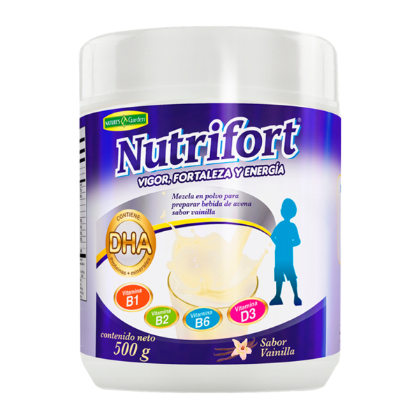 NUTRIFORT VAINILLA POLVO 500G NATURES GARDEN