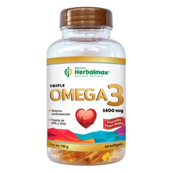 Omega 3 - 60 Softgels Hebalmax