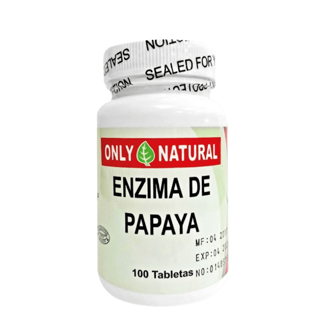 Only Natural Enzima de Papaya 100 Tabletas Only Natural Enzima de Papaya 100 Tabletas
