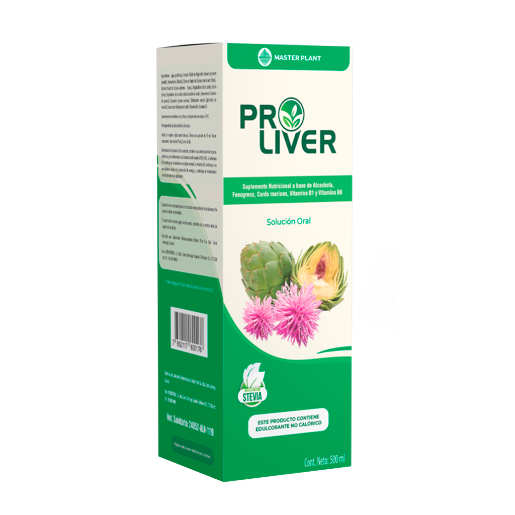 PRO LIVER SOLUCION ORAL 500ML MASTER PLANT PRO LIVER SOLUCION ORAL 500ML MASTER PLANT