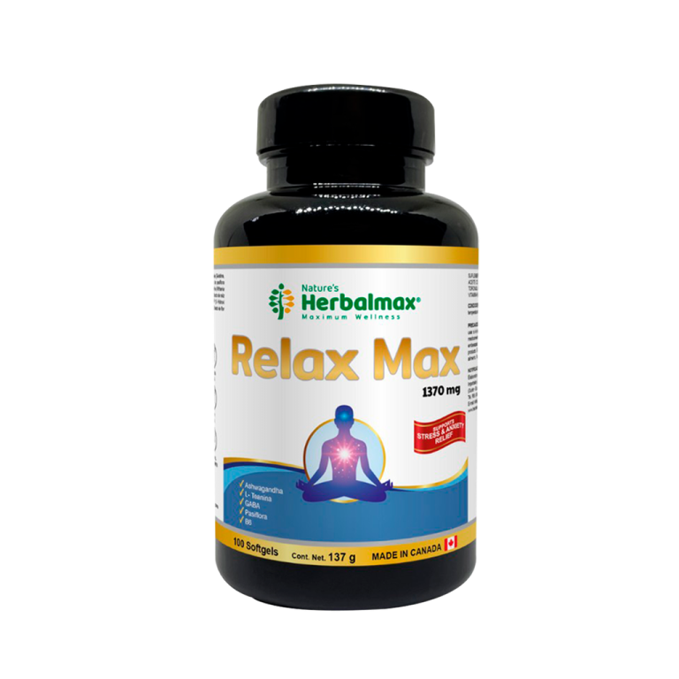 RELAX MAX 1370MG SOFTGELS X100 NATURES HERBALMAX
