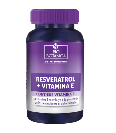 Resveratrol + Vitamina E 60 cápsulas