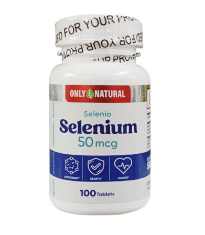 SELENIO 50MCG TABLETAS X100 ONLY NATURAL