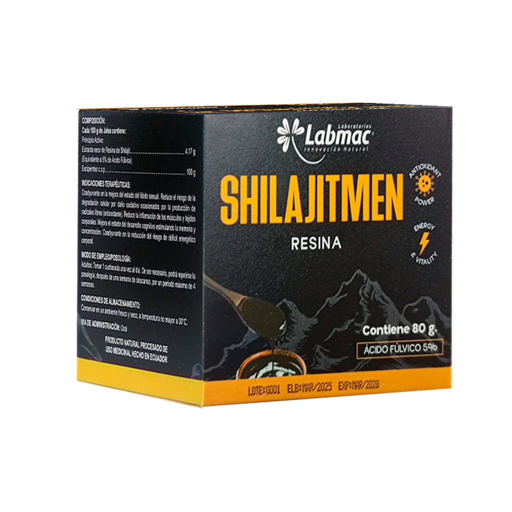 SHILAJITMEN RESINA 80G LABMAC SHILAJITMEN RESINA 80G LABMAC