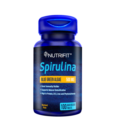 SPIRULINA 500MG TABLETAS X100 NUTRIFIT