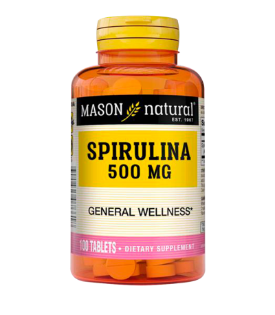 SPIRULINA DE 500 MG TABLETAS X 100 MASON