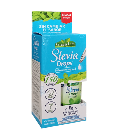 STEVIA DROPS GOTERO 30ML GREEN LIFE
