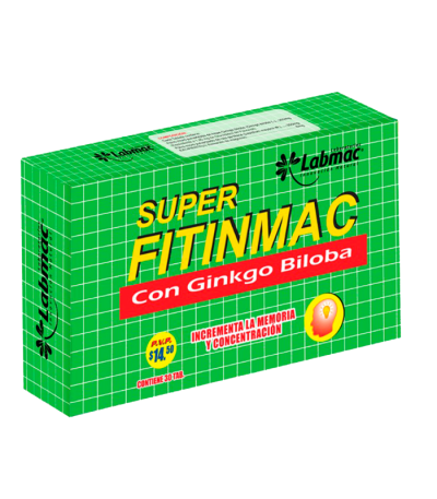 SUPER FITINMAC CON GINKGO BILOBA TABLETAS X30 LABMAC