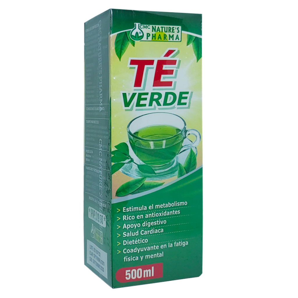 TE VERDE JARABE 500 ML NATURES PHARMA TE VERDE JARABE 500 ML NATURES PHARMA