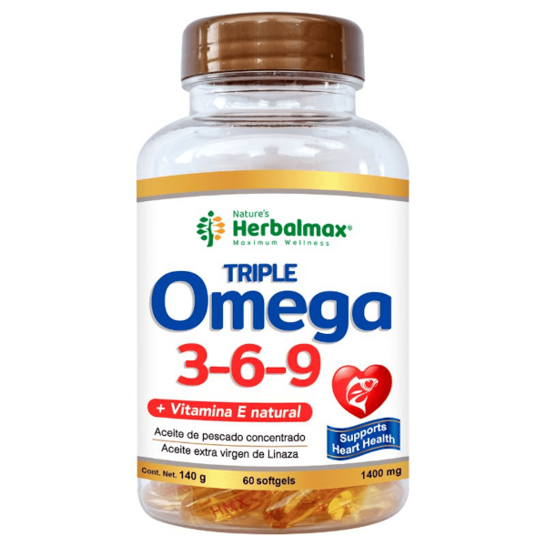 Triple Omega 3-6-9 60 Softgels