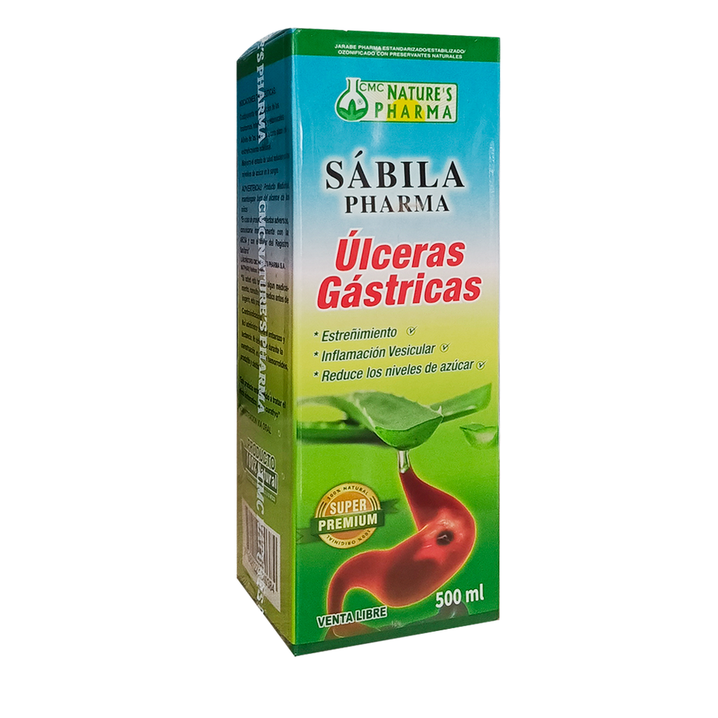 ULCERAS GASTRICAS JARABE 500ML NATURES PHARMA ULCERAS GASTRICAS JARABE 500ML NATURES PHARMA