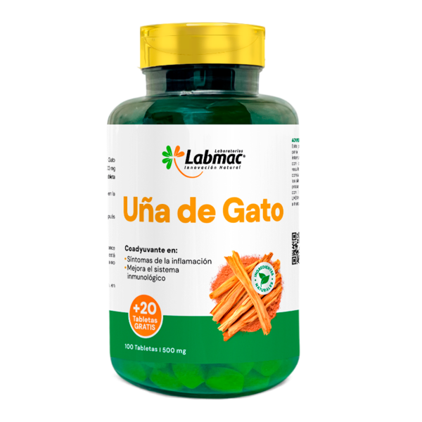 UÑA DE GATO TABLETAS X 100+20 LABMAC