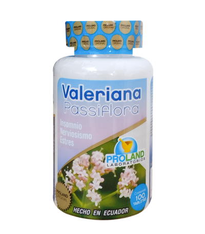 VALERIANA PASSIFLORA TABLETAS X 100 PROLAND